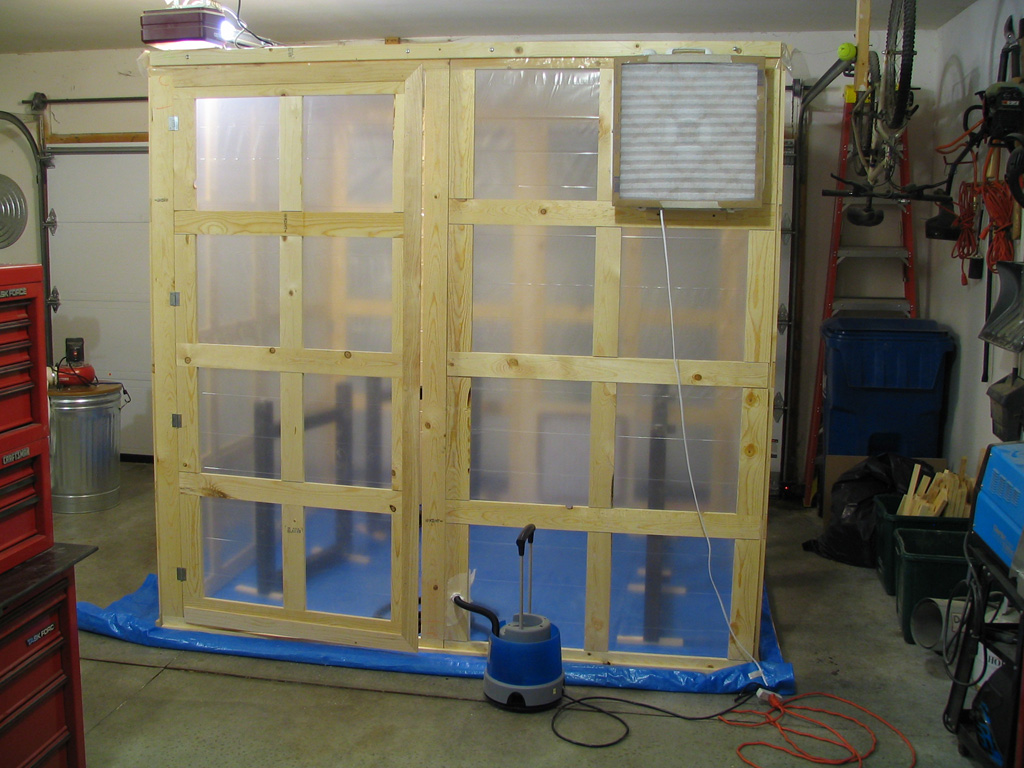 DIY Collapsible Spray Booth 