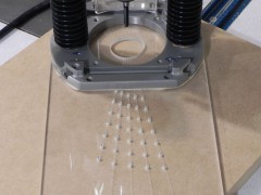 Circle jig close-up