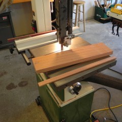 Ripping to width on the bandsaw