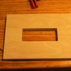 Mortise template bottom