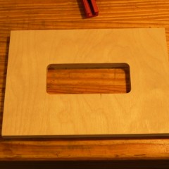 Mortise template top